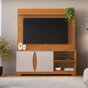 Ver imagem 2 de Estante Home para TV até 56 Polegadas União JCM Móveis Cinamomo/Off