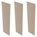 Ver imagem 3 de Kit 3 Placas de Painel Ripado Toronto 250cm x 58cm x 3,3mm (Rende 4,35m²) Ecorevest Bege