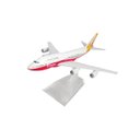 Ver imagem 1 de Avião Miniatura de Metal Boeing em Escala 1:400 Colecionável com Base em Acrílico Decoração:ap7478-p