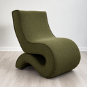 Ver mais imagens de Poltrona Organica Curva Moderna Premiun Designe Exclusivo Ergonomica Luxuosa Linho Curve Sala Recepç