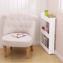 Ver imagem 3 de Prateleira Armário Organizador 3 Cestos com Rodinhas