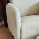 Ver imagem 4 de Poltrona Amamentação Organica - Organite com Puff Fixa Boucle Verde Sálvia - Larbelle Móveis