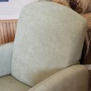 Ver mais imagens de Poltrona Amamentação Organica - Organite com Puff Fixa Boucle Verde Sálvia - Larbelle Móveis