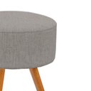 Ver imagem 2 de Puf Puff Para Sala Pé Palito Várias Cores 50 Cm Linho Cor:Linho Grafite