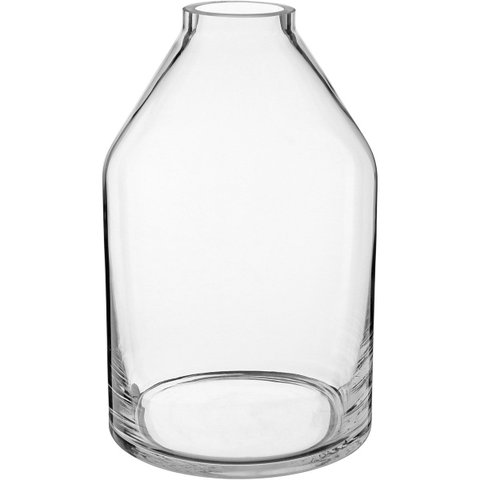 Vaso Decorativo Enfeite Casa Home&Co Vidro 23x15x15cm Transparente