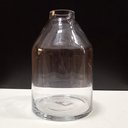 Ver imagem 3 de Vaso Decorativo de Vidro Transparente 23x15x15cm Enfeite Sala Mesa Estante