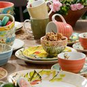 Ver imagem 4 de Conjunto 4 Pratos Sobremesa Cerâmica 20,5cm Selva Pássaro