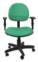 Ver imagem 4 de Cadeira Executiva Giratoria Zeus com Braco Maiart M-4000-GBA Couro Sintetico Corano Turquesa