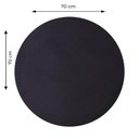 Ver imagem 4 de Mesa de Jantar Redonda 70 cm Tampo Preto em MDP Base Beta Bistrô