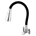 Ver imagem 2 de Torneira Cozinha Parede Gourmet Cônico Preta/Cr 2168 C-65