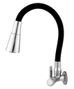 Ver imagem 1 de Torneira Cozinha Parede Gourmet Cônico Preta/Cr 2168 C-65
