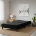 Ver imagem 1 de Base Box Dobrável Solteiro Cama Portátil Apartamento Casa Preto