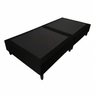 Base Box Dobrável Solteiro Cama Portátil Apartamento Casa Preto - 2