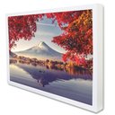 Ver imagem 2 de Quadro Decorativo As Margens do Monte Fuji Japão em Moldura Caixa Tacolado Moldura Trad 1cm Branca C