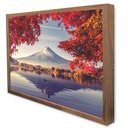 Ver imagem 4 de Quadro Decorativo As Margens do Monte Fuji Japão em Moldura Caixa Tacolado Moldura Trad 1cm Branca C