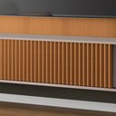 Ver imagem 7 de Painel Tv 85 Pol 219cm Bancada Suspensa Empire Off/cinamomo - Hb Móveis