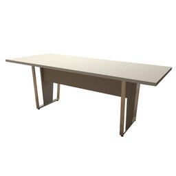 Mesa de Reunião Escritório Pés Metal 200cm F5 Office - 4