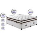 Ver imagem 2 de Cama Box King Colchão + Box 193x203 Molas Ensacadas Cama Inbox Relax Pillow