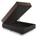 Ver imagem 5 de Base Box Baú Casal 138x188 Linho Cinza com Colchão Relax Adorabile Molas Ensacadas