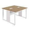 Mesa de Trabalho para Escritório 2 Lugares Mac Bra 1,20m F5 - 2