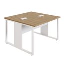 Ver imagem 2 de Mesa de Trabalho para Escritório 2 Lugares Mac Bra 1,20m F5