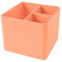 Ver imagem 1 de Porta Objetos Organizador Canetas Lápis Pincéis Maquiagem Mesa Escritório Papaya Dello
