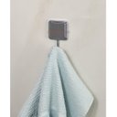 Ver imagem 2 de Gancho Multiuso Porta Toalhas Adesivo Dupla Face - Cromado