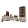 Conjunto Sala de Estar Completo Seville Off White Cedro - 1