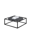 Ver imagem 1 de Mesa De Centro Sala 84x84x35cm Preto Industrial Moon Don Castro Decor