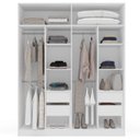 Ver imagem 5 de Guarda Roupa Casal 161,1cm com 4 Portas e 4 Gavetas 240842 Lisboa Politorno Móveis