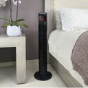 Ver imagem 3 de Ventilador Torre 70w Giratorio Oscila Refrescante Controle Visor Led 3 Velocidades Ajustaveis Silenc