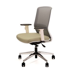 Cadeira de Escritório Marelli Impact 2657 Mescla Areia com Base Polida