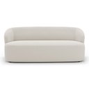 Ver imagem 5 de Poltrona Giratória e Sofá Orgânico Living Leez 205cm 03 Lugares Bouclê Off White - Abmaza