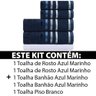 Jogo de toalhas Banhão Gigante Karsten Lumina 5 Peças - Fio Penteado - Emcompre - 2