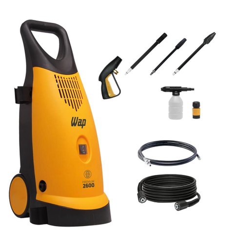 Desobstruidora e Lavadora de Alta Pressão 2600 Wap 360l/h Motor de Indução Regulável 1900w 127v