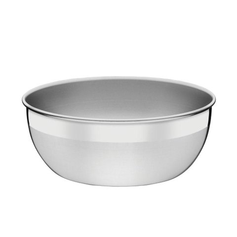 Pote Tramontina Freezinox Redondo em Aço Inox com Acabamento Fosco sem Tampa 25 cm 4,2 L