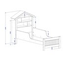 Ver imagem 3 de Cama Solteiro Princesa Branca e Rosa com Auxiliar Vitamov