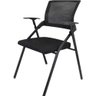 Kit 6 Cadeiras de Escritório Universitária Dobrável Tela Mash - Preta - 5
