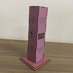 Incensário Caixa Vertical para Incensos em Mdf Vasado em Laser Bea Decor - 6