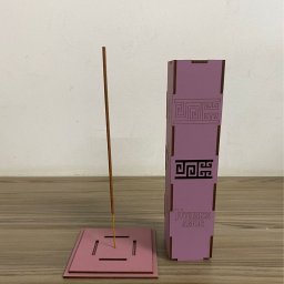 Incensário Caixa Vertical para Incensos em Mdf Vasado em Laser Bea Decor - 3