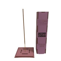 Incensário Caixa Vertical para Incensos em Mdf Vasado em Laser Bea Decor - 2