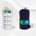 Ver imagem 3 de Purificador de Agua Alcalina Ionizada Top Life New Oxi He Mg+ com Ozônio e Magnésio Natural Fria