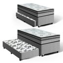 Ver imagem 2 de Cama Box com Colchão Espuma D33 Pillow In Anjos Ortosleep + Auxiliar de Molas Unique Solteiro 88cm