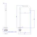 Ver imagem 4 de Bica Média Deca You 1791.MR105.MT Quadrada de Bancada Brown Matte