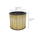 Ver imagem 4 de Kit 4 Lustre Pendente Moderno Luminária Rustica Bambu Frisos