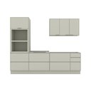 Ver imagem 2 de Cozinha Completa Fineze 5 Portas 8 Gavetas 100% MDF Areia Hp - Henn