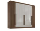 Ver imagem 2 de Guarda Roupa da Vinci 6 Pts Ripado 100% Mdf - Ddoro Móveis