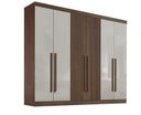 Ver imagem 1 de Guarda Roupa da Vinci 6 Pts Ripado 100% Mdf - Ddoro Móveis