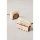 Ver imagem 3 de Puxador Sofisticado Réplica Madeira Branco Marrom e Acrílico