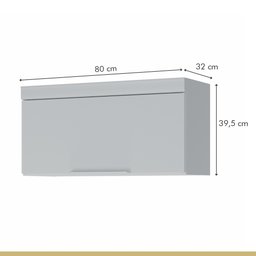 Cozinha 5 Peças 100% Mdf Marquesa Branco - 16